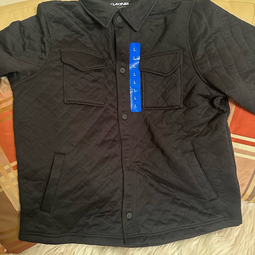Dakine Men's Black Quilted Shirt Jacket